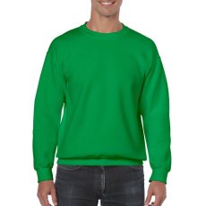 GILDAN Kereknyakú körkötött pulóver, Gildan GI18000, Irish Green-S