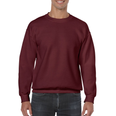 GILDAN Kereknyakú körkötött pulóver, Gildan GI18000, Maroon-XL