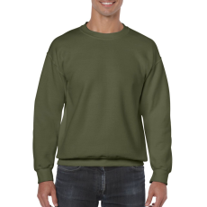 GILDAN Kereknyakú körkötött pulóver, Gildan GI18000, Military Green-3XL