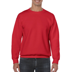 GILDAN Kereknyakú körkötött pulóver, Gildan GI18000, Red-5XL