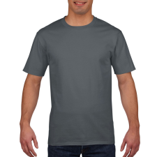 GILDAN Kereknyakú prémium pamut póló, Gildan GI4100, Charcoal-M férfi póló