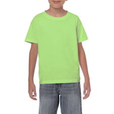 GILDAN Kereknyakú rövid ujjú gyerekpóló, Gildan GIB5000, Mint Green-XL gyerek póló