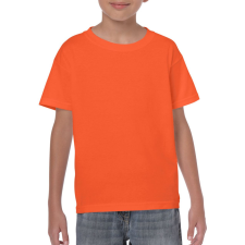 GILDAN Kereknyakú rövid ujjú gyerekpóló, Gildan GIB5000, Orange-S gyerek póló