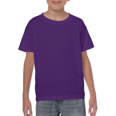 GILDAN Kereknyakú rövid ujjú gyerekpóló, Gildan GIB5000, Purple-XS