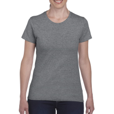 GILDAN Kerknyakú karcsusított női póló, Gildan GIL5000, Graphite Heather-XL női póló