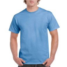 GILDAN Klasszikus szabású rövid ujjú kereknyakú póló, Gildan GIH000, Flo Blue-4XL