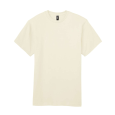 GILDAN Klasszikus szabású rövid ujjú kereknyakú póló, Gildan GIH000, Off White-3XL