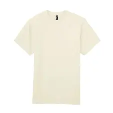 GILDAN Klasszikus szabású rövid ujjú kereknyakú póló, Gildan GIH000, Off White-M férfi póló