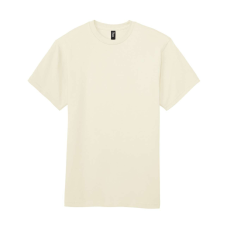 GILDAN Klasszikus szabású rövid ujjú kereknyakú póló, Gildan GIH000, Off White-S férfi póló