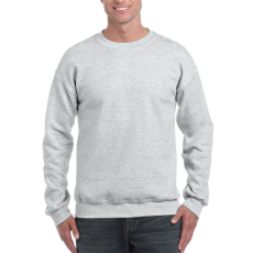 GILDAN Környakas unisex prémium pulóver, Gildan GI12000, Ash-L