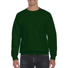 GILDAN Környakas unisex prémium pulóver, Gildan GI12000, Forest Green-M