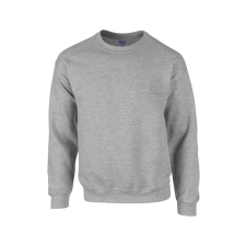 GILDAN Környakas unisex prémium pulóver, Gildan GI12000, Sport Grey-M férfi pulóver, kardigán