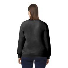 GILDAN Környakú uniszex pulóver, Gildan GISF000, Black-XL
