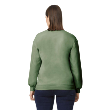 GILDAN Környakú uniszex pulóver, Gildan GISF000, Military Green-M férfi pulóver, kardigán