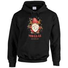GILDAN Mikulás segédje - Unisex Kapucnis Pulóver női pulóver, kardigán
