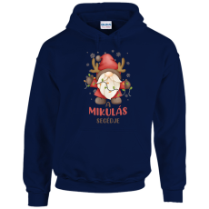GILDAN Mikulás segédje - Unisex Kapucnis Pulóver