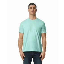 GILDAN Modern oldalvarrott rövid ujjú kereknyakú póló, Gildan GI980, Teal Ice-XL férfi póló