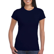 GILDAN Női póló Csapott ujjú Gildan Softstyle Ladies' T-Shirt - L, Sötétkék (navy)