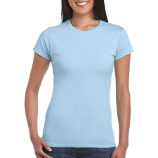 GILDAN Női póló Csapott ujjú Gildan Softstyle Ladies&#039; T-Shirt - L, Világos kék női póló
