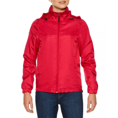 GILDAN Női széldzseki Gildan GILWR800 Hammer Ladies Windwear Jacket -L, Red