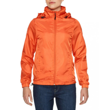 GILDAN Női széldzseki Gildan GILWR800 Hammer Ladies Windwear Jacket -S, Orange női dzseki, kabát