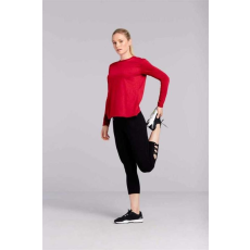 GILDAN Póló (Gildan Performance) női hosszú ujjú női (153g/m2) red, XS