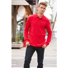 GILDAN Póló (Gildan Premium Cotton) hosszú ujjú férfi (100%pamut) red, S munkaruha