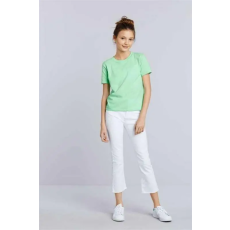 GILDAN Póló (Gildan Softstyle) ifjúság gyerek (100%pamut) white, L