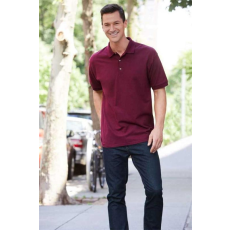 GILDAN Póló (Gildan Ultra Cotton) galléros (100%pamut) black, S
