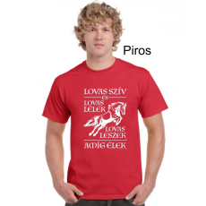 GILDAN Póló - Lovas szív és lovas lélek