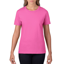 GILDAN Premium Cotton® női póló (azálea, 2XL) női póló