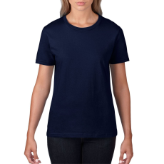 GILDAN Premium Cotton® női póló (navy, XL)