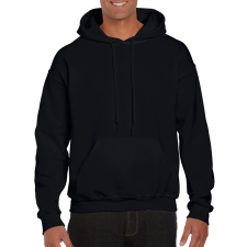GILDAN Prémium kapucnis pulóver, Gildan GI12500, Black-2XL férfi pulóver, kardigán