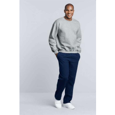 GILDAN Pulóver (Gildan Dryblend) unisex (50%pamut 50%poliészter 290g/m2) navy, L munkaruha