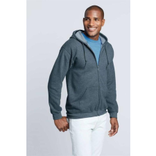 GILDAN Pulóver (Gildan Heavy Blend) cipzáras kapucnis, carolina blue, L munkaruha