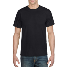 GILDAN Rövid ujjú kereknyakú unisex póló, Gildan GI8000, Black-XL