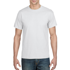 GILDAN Rövid ujjú kereknyakú unisex póló, Gildan GI8000, White-S