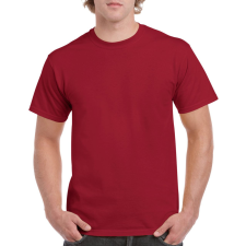GILDAN Rövid ujjú klasszikus szabású póló, Gildan GI5000, Cardinal Red-4XL férfi póló