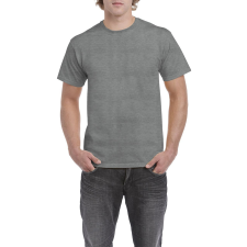 GILDAN Rövid ujjú klasszikus szabású póló, Gildan GI5000, Graphite Heather-L férfi póló