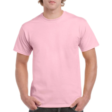 GILDAN Rövid ujjú klasszikus szabású póló, Gildan GI5000, Light Pink-2XL férfi póló
