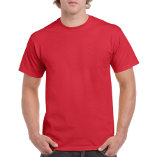 GILDAN Rövid ujjú klasszikus szabású póló, Gildan GI5000, Red-4XL férfi póló