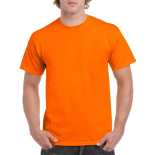 GILDAN Rövid ujjú klasszikus szabású póló, Gildan GI5000, S.Orange-3XL férfi póló