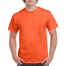 GILDAN Rövid ujjú póló, Gildan GI5000, körkötött, Orange-L férfi póló
