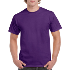 GILDAN Rövid ujjú póló, Gildan GI5000, körkötött, Purple-S férfi póló