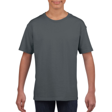 GILDAN Rövid ujjú Softstyle gyerekpóló, Gildan GIB64000, Charcoal-XL