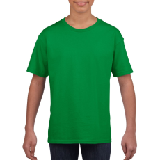 GILDAN Rövid ujjú Softstyle gyerekpóló, Gildan GIB64000, Irish Green-S