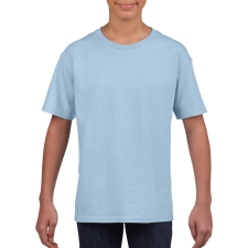 GILDAN Rövid ujjú Softstyle gyerekpóló, Gildan GIB64000, Light Blue-S gyerek póló