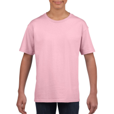 GILDAN Rövid ujjú Softstyle gyerekpóló, Gildan GIB64000, Light Pink-L gyerek póló