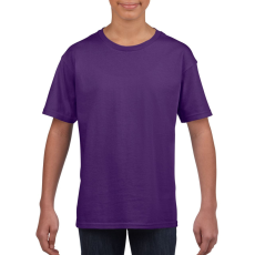 GILDAN Rövid ujjú Softstyle gyerekpóló, Gildan GIB64000, Purple-XL