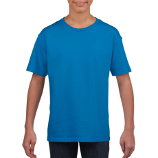 GILDAN Rövid ujjú Softstyle gyerekpóló, Gildan GIB64000, Sapphire-XL
